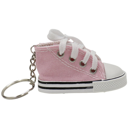 Cute Classic Canvas Rubber Sole Sneakers Car Bag Pendant Key Chain KC5909-4 (12PC)