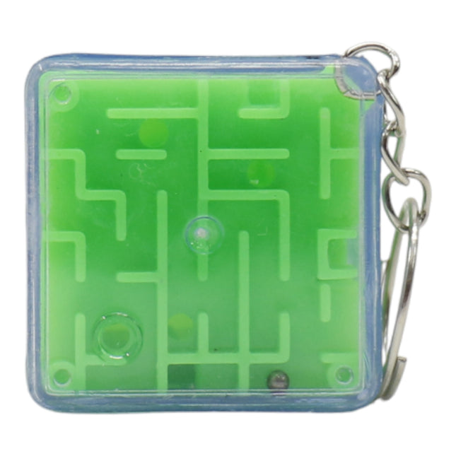 3D Maze Cube Keychains JK5910-7 (12PC)