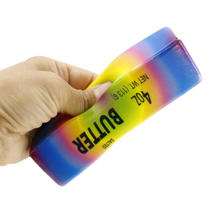 Marbled Rainbow Salted Squishy Butter Toy JT6603-9 (12PC)