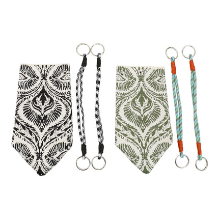 Bandana Pattern Knitted Tote Bag JB6122-7 (12PC)