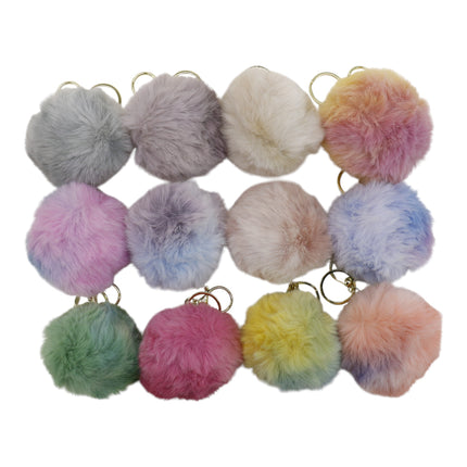 Pom Pom Key Chain KC0428-1 (12pc)