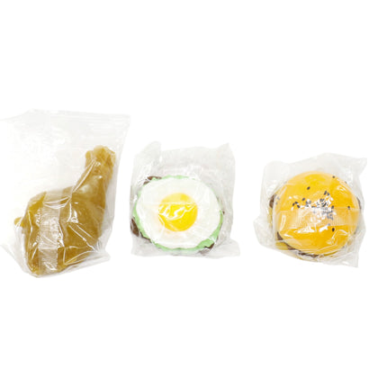 Silicon Burger Set Squishy Toy JT6610-9 (20PC)