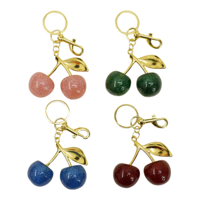 Elegance Cherry Rhinestone Keychain and Bag Charm JK6416-9 (12)