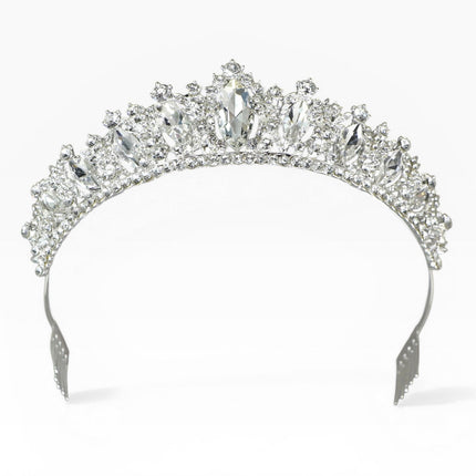 Crystal Tiara Crown HT0822 (2PC)