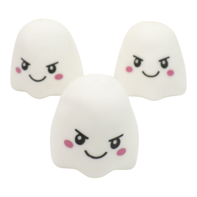 Jumbo 6 Inch Halloween Ghost Fluffy Squishy Toy SS6813-34 (4PC)