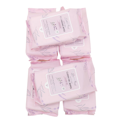 Lavender Cleansing Makeup Remover Wipes MT008 (12PK)