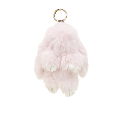 Cut Rabbit Pom Pom Keychain KC0225-5 (12PC)
