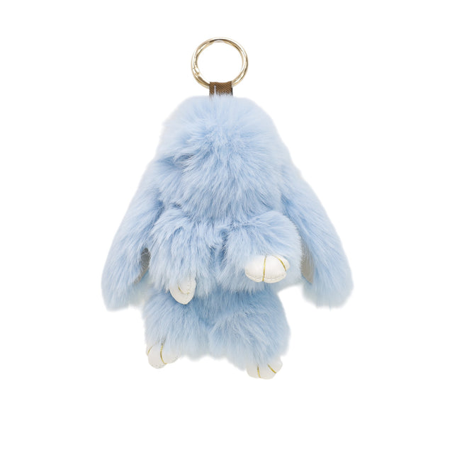 Cut Rabbit Pom Pom Keychain KC0225-5 (12PC)