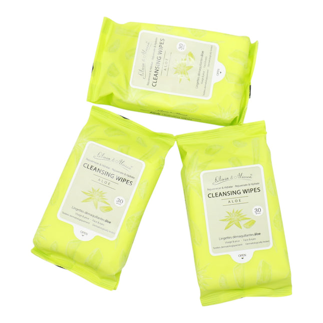Aloe Cleansing Makeup Remover Wipes MIT004 (12PK)