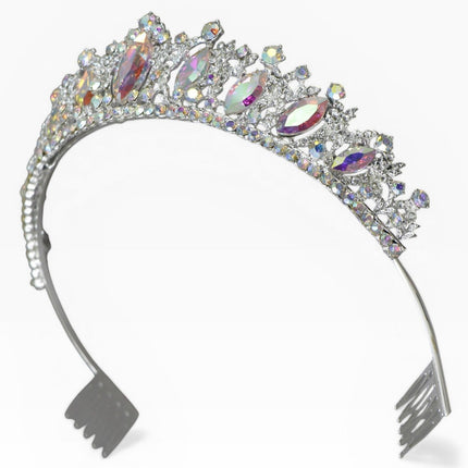 Crystal Tiara Crown HT0822 (2PC)