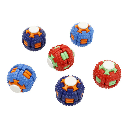 Press to Spin Fidget Spinner HelixCore Rotating Stress Ball Fidget Toy JT6723-3 (12PC)