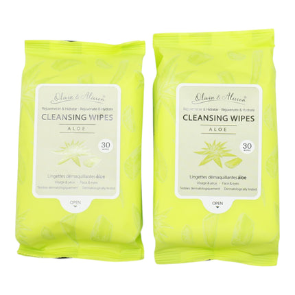 Aloe Cleansing Makeup Remover Wipes MIT004 (12PK)