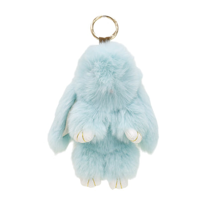 Cut Rabbit Pom Pom Keychain KC0225-5 (12PC)