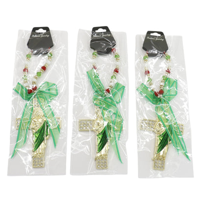 Cross Car Rear Mirror Hang Accessory CH223GR (12PC)