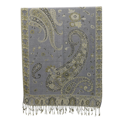 Metallic Pashmina Paisley Pattern SCF3719-30 (12PC)