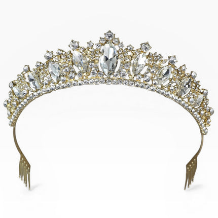 Crystal Tiara Crown HT0822 (2PC)