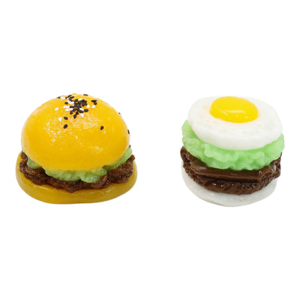 Silicon Burger Set Squishy Toy JT6610-9 (20PC)