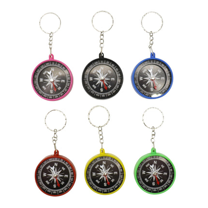 Compass Keyring Mini Compass JK5910-9 (12PC)