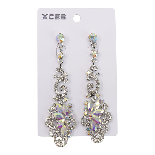 Oval Crystal Drop Bridal Earring JE7299 (3PAIR)