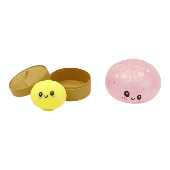 Mini Flour Squishy Dumpling With Steamer SQ6606-7 (24PC)