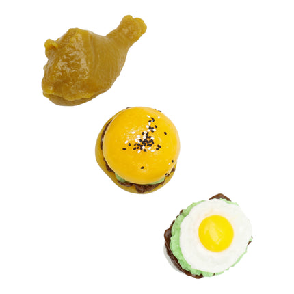 Silicon Burger Set Squishy Toy JT6610-9 (20PC)