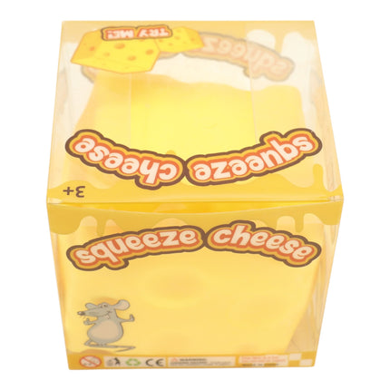 Viral Cube Cheese Squishy Toy TR6511-3 (4PC)