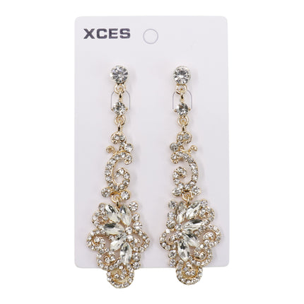 Oval Crystal Drop Bridal Earring JE7299 (3PAIR)