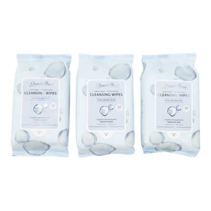 Hyaluronic Acid Cleansing Makeup Remover Wipes MIT012 (12PK)