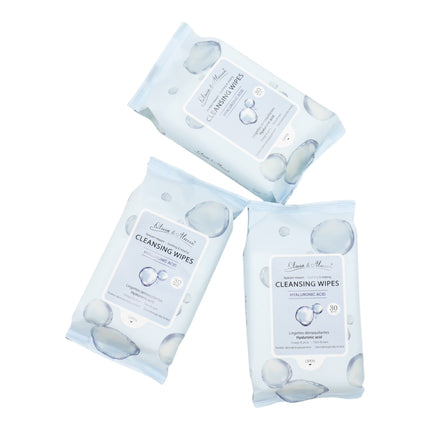 Hyaluronic Acid Cleansing Makeup Remover Wipes MIT012 (12PK)