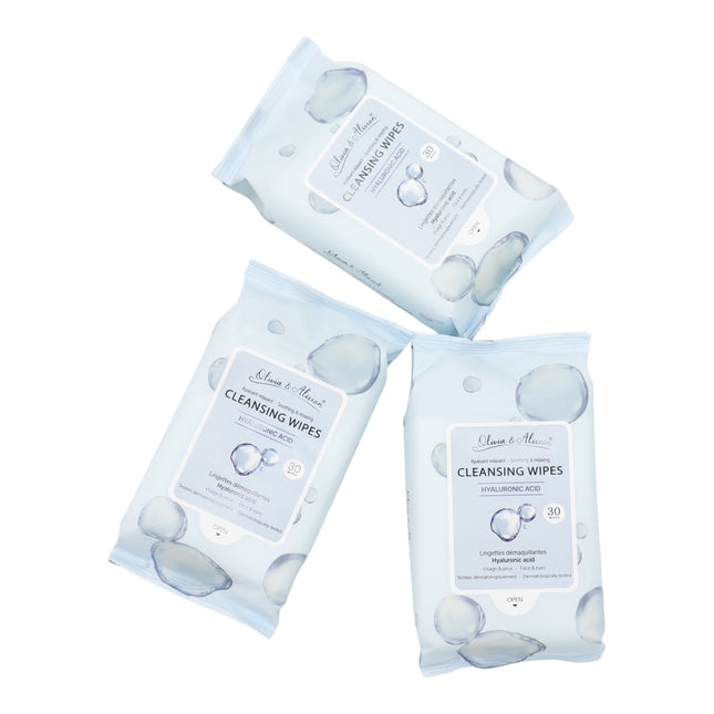 Hyaluronic Acid Cleansing Makeup Remover Wipes MIT012 (12PK)
