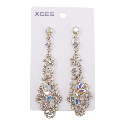 Oval Crystal Drop Bridal Earring JE7299 (3PAIR)