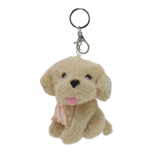 Puppy Plush Keychain JK41212-13 (12PC)
