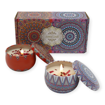 Bohemia 2pcs Fragrance Scented Candle SS51113-13 (12Pack)