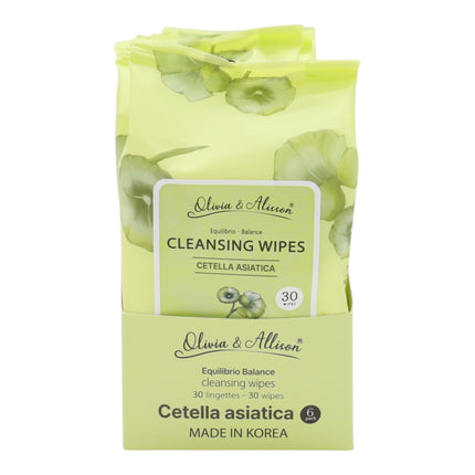 Cetella Asiatica Cleansing Makeup Remover Wipes MIT013 (12PK)