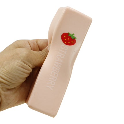 Pink Strawberry Butter Soft Slow Rising Foam Squishy JT6506-30 (12PC)