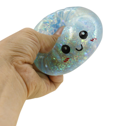 Glitter Maltose Sugar Squishy Dumpling Toy TR6517-1 (12PC)