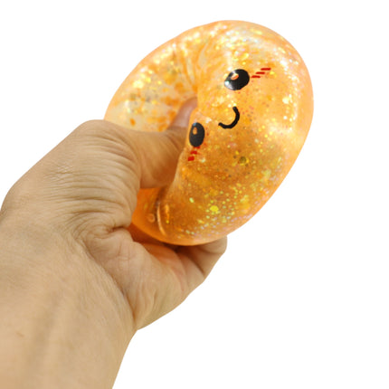 Glitter Maltose Sugar Squishy Dumpling Toy TR6517-1 (12PC)