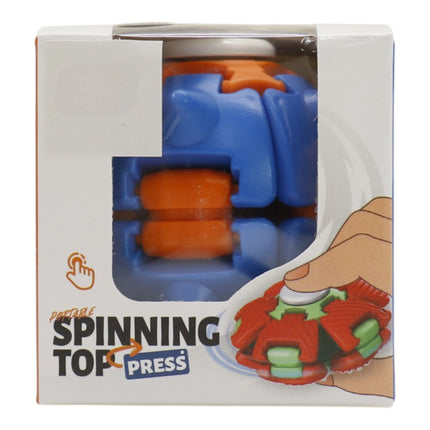 Press to Spin Fidget Spinner HelixCore Rotating Stress Ball Fidget Toy JT6723-4 (12PC)