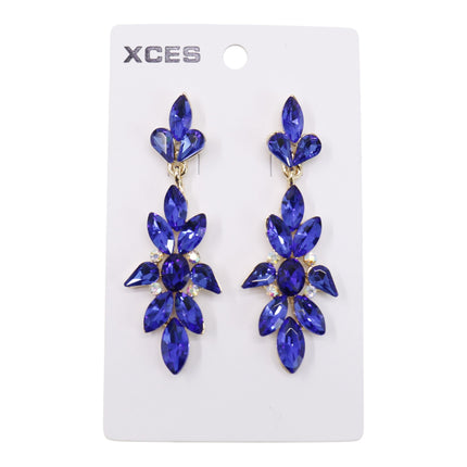 Oval Crystal Drop Bridal Earring JE7304 (3PAIR)