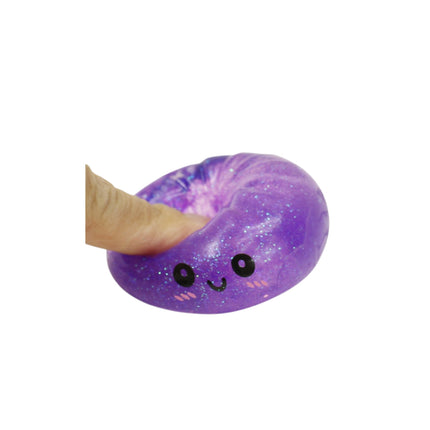 Mini Sugar Glittered Squishy Dumpling With Steamer SQ6606-6 (24PC)