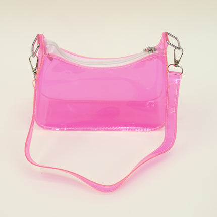 Women Transparent Tote Shoulder Bag JB6206-1 (12PC)