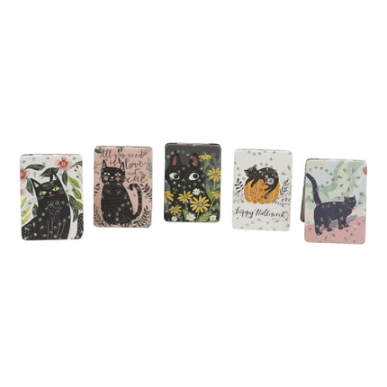 Cat Cartoon Rectangular Glitter Compact Makeup Mirror JM6423-30 (12PC)