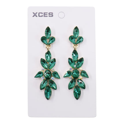 Oval Crystal Drop Bridal Earring JE7304 (3PAIR)