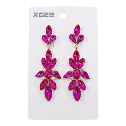 Oval Crystal Drop Bridal Earring JE7304 (3PAIR)