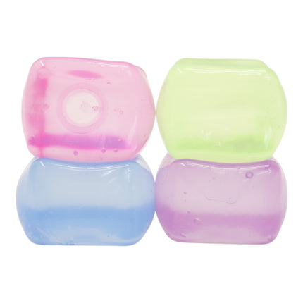 Clear Colors Cube Maltose Putty Filled Squishy TY6422-22 (12PC)