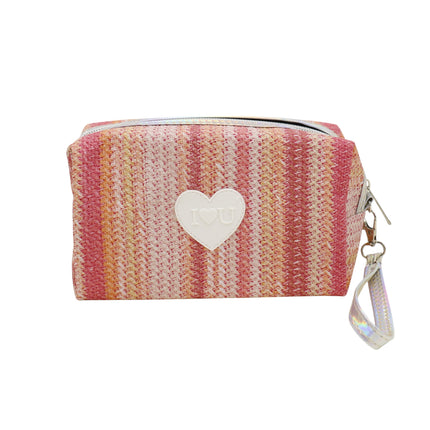 Heart IOU Printing Makeup Pouch JB51217-37 (12PC)