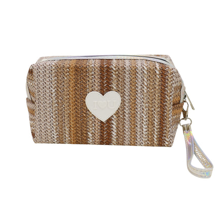 Heart IOU Printing Makeup Pouch JB51217-37 (12PC)