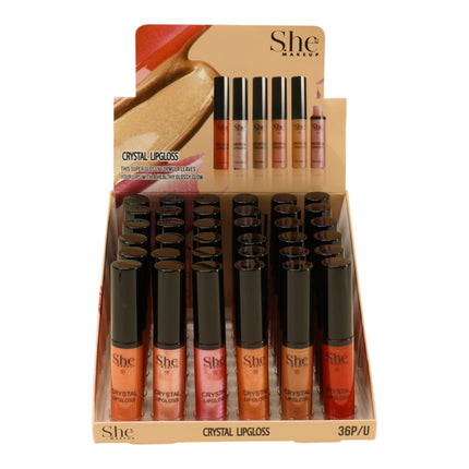 S. he Crystal Lip Gloss LG11 (36PC)