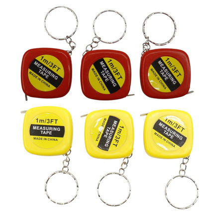 Mini Measuring Tape Key Chain KC5909-3 (12PC)