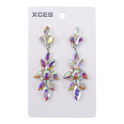 Oval Crystal Drop Bridal Earring JE7304 (3PAIR)